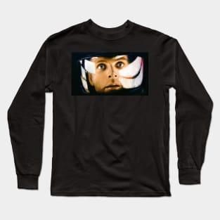 My God, It's Full of Stars! - Dave Bowman Pastel on Canvas Long Sleeve T-Shirt